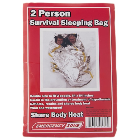 Emergency Zone Survival Sleeping Bag, 2 Person 112